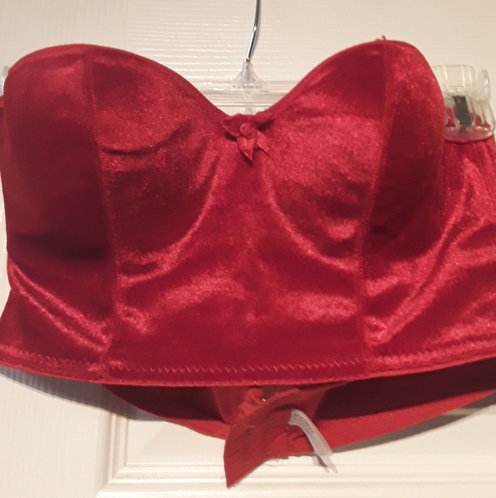 Red Velvet Bustier